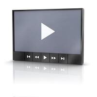 video speler TV streaming concept foto