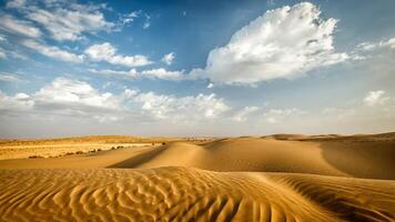 duinen van thar woestijn, rajasthan, india foto