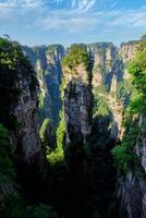 zhangjiajie bergen, China foto