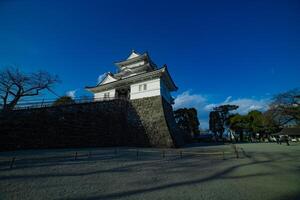 Odawara kasteel in kanagawa breed schot foto