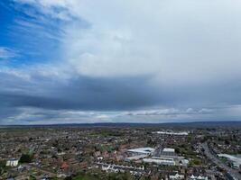 antenne visie van centraal aylesbury stad- van Engeland Verenigde koninkrijk. april 1e, 2024 foto