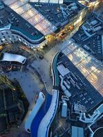 stad centrum gebouwen van Birmingham centraal stad van Engeland Verenigde koninkrijk gedurende zonsondergang. maart 30e, 2024 foto