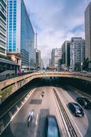 verkeer Bij Paulista Laan, sao paulus, Brazilië. maart 12 2024. foto