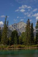 visie van monteren Norquay van banff. foto