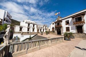 juli 29, 2019. kanarie eilanden, spanje.view van de stad van icod de los Vinos Aan de eiland van Tenerife foto