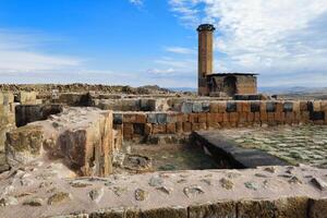 manuchihr moskee, ani archeologisch plaats, kars, kalkoen foto