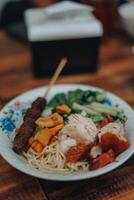 proeverij Aziatisch heerlijk culinaire creaties gevangen genomen door verbijsterend voedsel fotografie van lokaal lekkernijen foto