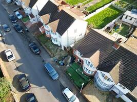 antenne visie van Brits stad- en woon- wijk van luton. foto