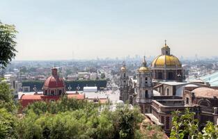 parochie van de kerstman Maria de guadalupe kapucijners in de basiliek cdmx Mexico, landschap foto