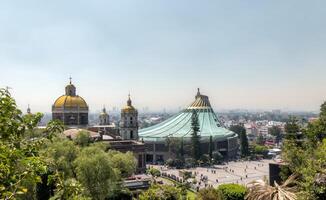 basiliek van de kerstman Maria de guadalupe, Katholiek kerk, bedevaart plaats, cdmx, Mexico foto