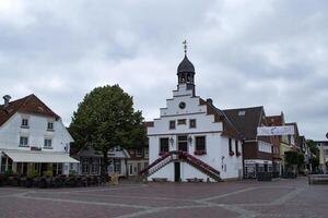 centraal plein van lingen. duitsland. foto