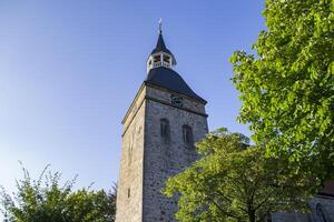 de klok toren. oud Katholiek kerk. foto