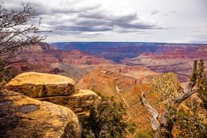 Super goed visie van de groots Ravijn nationaal park, Arizona, Verenigde staten. Californië woestijn. foto