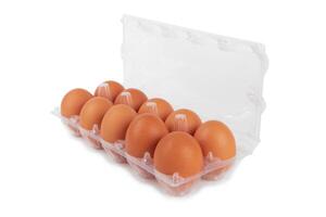 eieren Aan wit foto