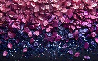 vallend kleurrijk veelkleurig schitteren confetti achtergrond foto