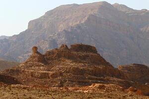 timna berg reeks in eilat in zuidelijk Israël. foto