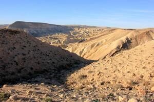 de negev is een woestijn in de midden- oosten, gelegen in Israël en bezetten over 60 van haar grondgebied. foto