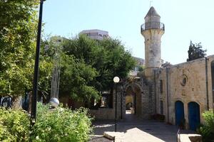 06 30 2023 veiliggesteld Israël. oude stad van veiliggesteld, stad van kabbalisten en artiesten foto