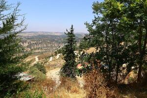 06 30 2023 veiliggesteld Israël. oude stad van veiliggesteld, stad van kabbalisten en artiesten foto