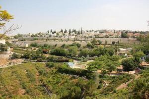 Jeruzalem Israël 08 20 2023. de stad van Jeruzalem is de hoofdstad van de staat van Israël. foto