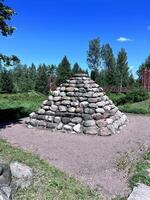 piramide van de zon, kotka, Finland foto