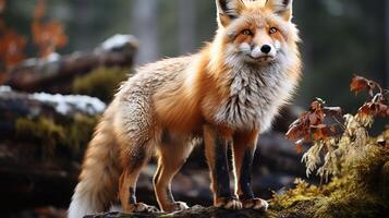 vos dier natuur Woud dieren in het wild avontuur foto