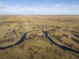 noordelijk Colorado met st vrein kreek antenne visie foto