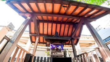 koto afdeling, sarue altaar terrein kitamukai inari heiligdom.sarue altaar, sarue altaar, koto afdeling, Tokio, Japan foto