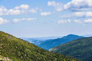 uitzicht vanaf de mont jacques-cartier foto