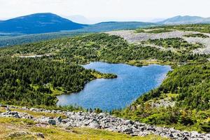 uitzicht vanaf de mont jacques-cartier foto