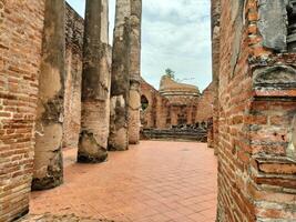 wat khudeedao oude Bij historisch park Bij ayutthaya historisch park, phra Nakhon si ayutthaya provincie, Thailand foto