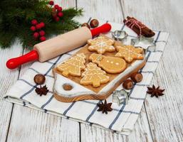 kerstkoekjes met gember en honing foto