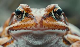 detailopname portret van een rana arvalis foto