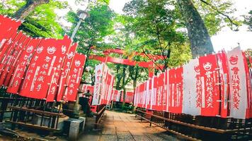 toyokawa inari tokyo Afdeling tempel, gelegen in motoakasaka, minato-ku, Tokio, Japan het ontstaat van de tijd wanneer ooka echizen Nee kami tadada gevraagd dakiniten van toyokawa inari en verankerd foto