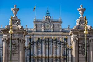 palacio echt - Spaans Koninklijk paleis in Madrid foto