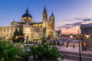 catedral de la almudena de Madrid, Spanje foto