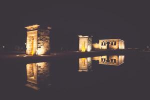 templo de debod, Madrid, Spanje foto