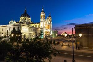 catedral de la almudena de Madrid, Spanje foto