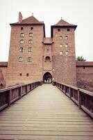 de kasteel malbork in Polen foto