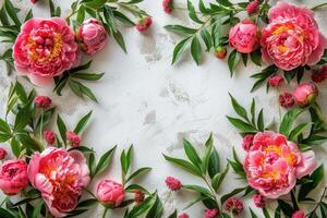 ai gegenereerd kleurrijk bloemen geregeld Aan tafel foto