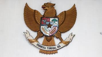 garuda pancasila is een belangrijk symbool voor de Indonesisch mensen foto