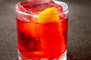 glas van negroni foto