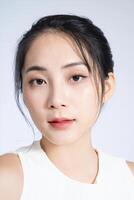 schoonheid beeld van jong Aziatisch meisje foto