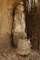 voodoo goden in een dorp in Benin foto