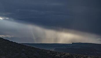 Zion moesson storm foto