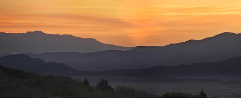 zuidelijk Utah zonsondergang foto