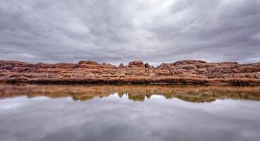Colorado rivier- reflectie foto