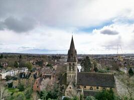 hoog hoek visie van Brits historisch stad van Oxford, Oxfordshire, Engeland Verenigde koninkrijk. maart 23e, 2024 foto