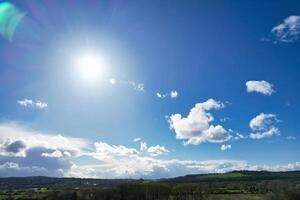 mooi lucht en wolken over- Oxford stad van Engeland uk foto