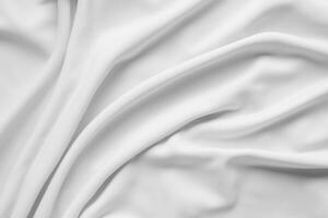 de verleiden van solide wit kleding achtergrond, een klassiek canvas van zuiverheid en eenvoud foto